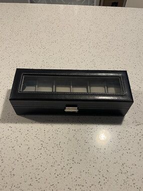 Men's Leather Watch Organizer